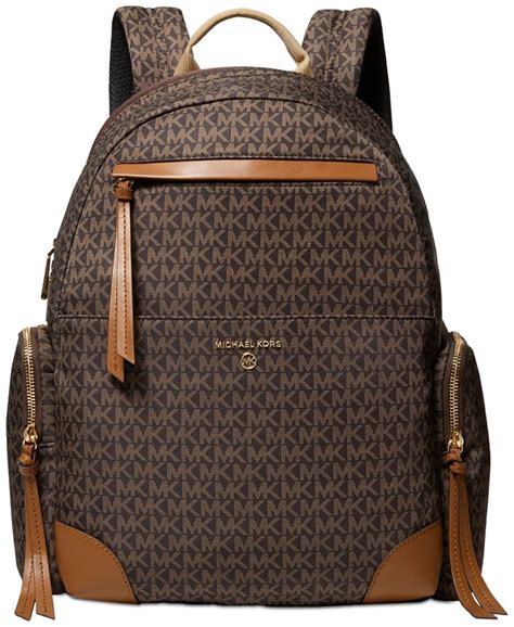 michael kors large backpack macys|Michael Kors Backpack price.